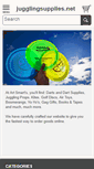 Mobile Screenshot of jugglingsupplies.net